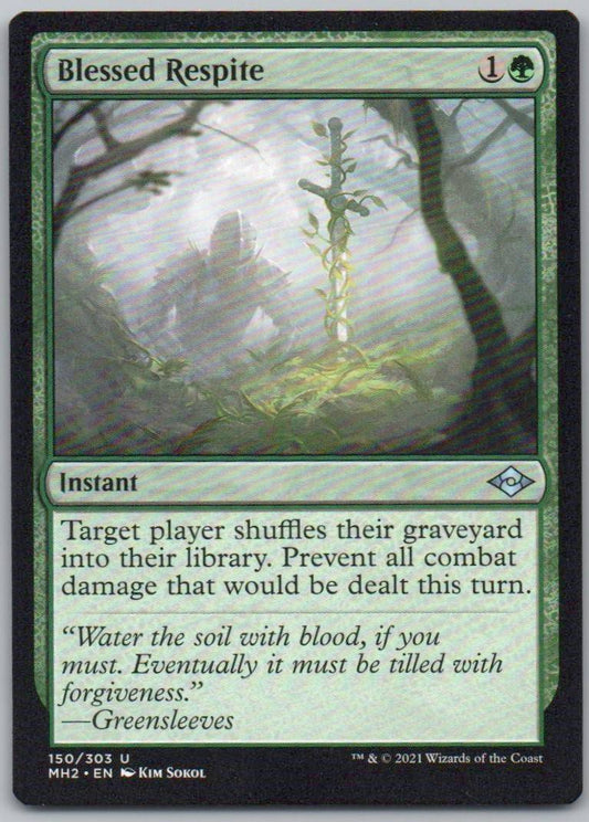 Blessed Respite 150 Normal Instant Card - Modern Horizons 2