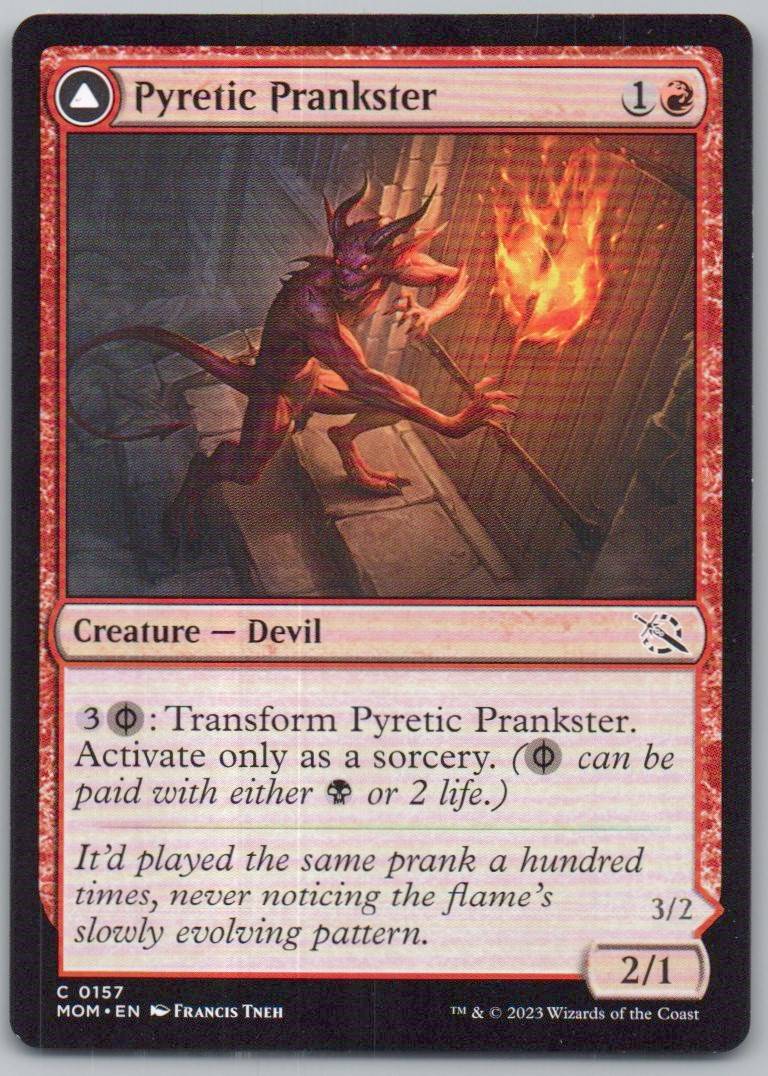 Pyretic Prankster 157 0 Creature Card - March of the Machine