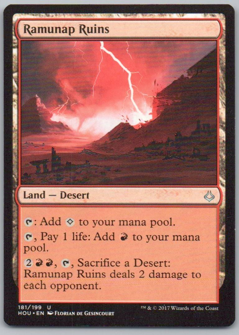 Ramunap Ruins 181 Normal Land Card - Hour of Devastation