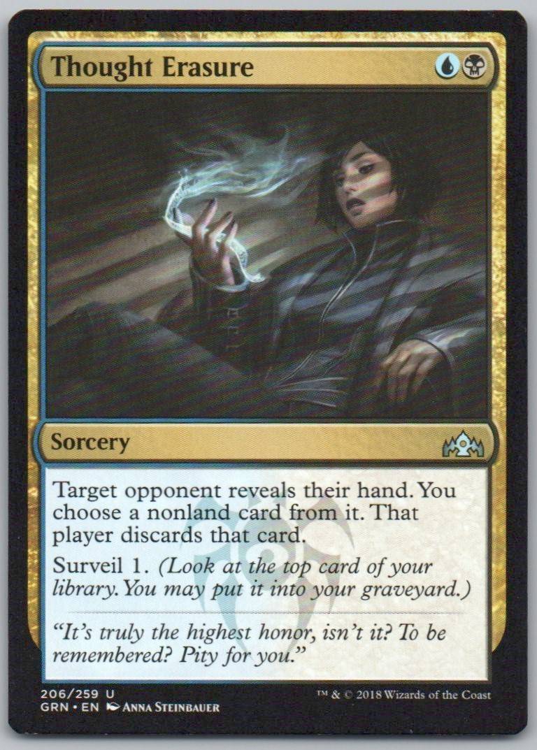 Thought Erasure 206 Normal Sorcery Card - Guilds of Ravnica
