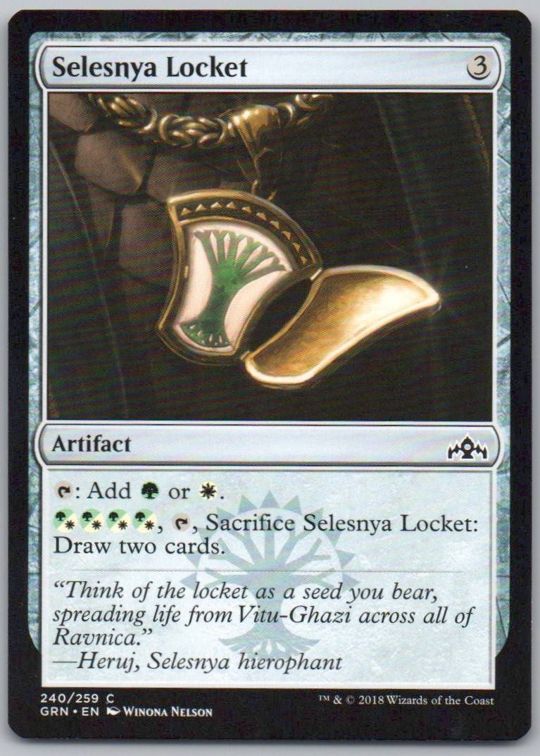Selesnya Locket 240 Normal Artifact Card - Guilds of Ravnica