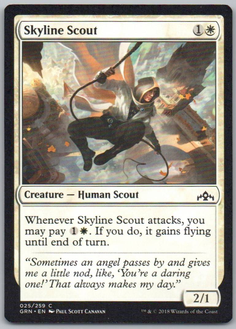 Skyline Scout 25 Normal Creature Card - Guilds of Ravnica