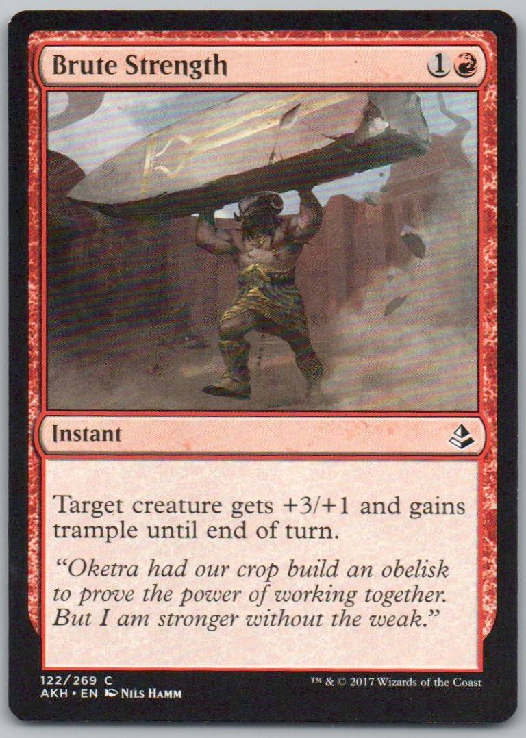 Brute Strength 122 Normal Instant Card - Amonkhet