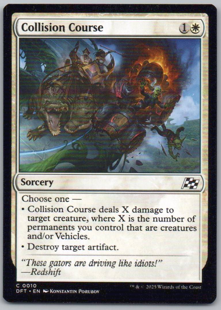 Collision Course 10 Normal Sorcery Card - Aetherdrift