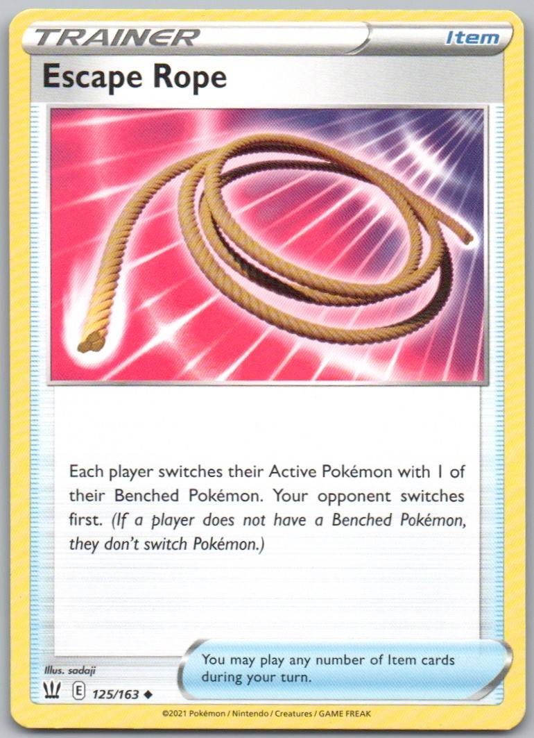 Escape Rope 125 Normal Trainer Card - Battle Styles