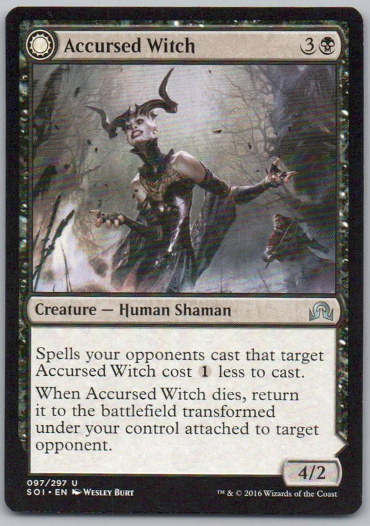 Accursed Witch 97 Normal Enchantment Card - Shadows over Innistrad