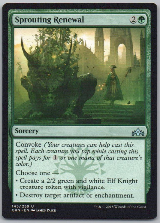 Sprouting Renewal 145 Normal Sorcery Card - Guilds of Ravnica