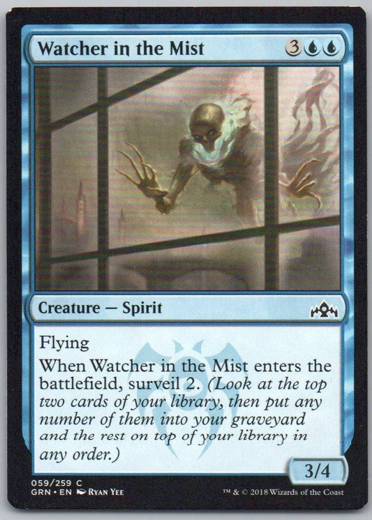 Watcher in the Mist 59 Normal Creature Card - Guilds of Ravnica