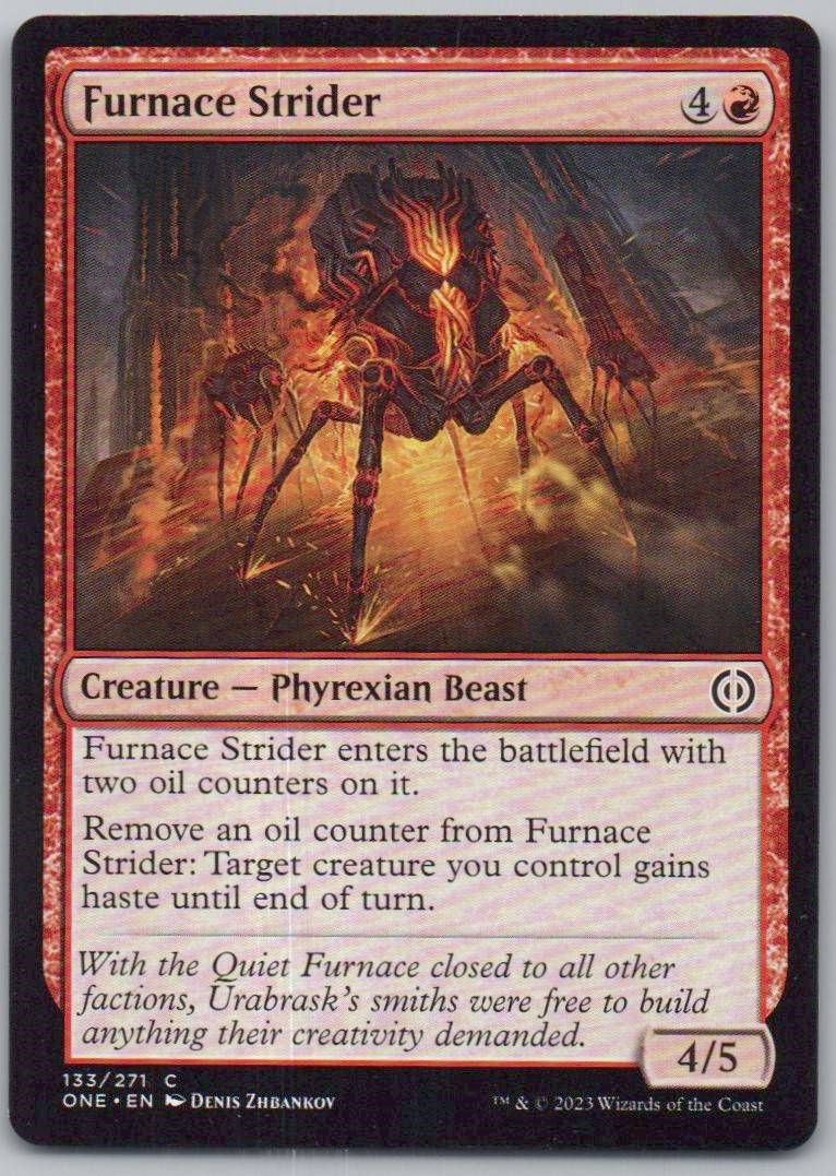 Furnace Strider 133 Normal Creature Card - Phyrexia: All Will Be One