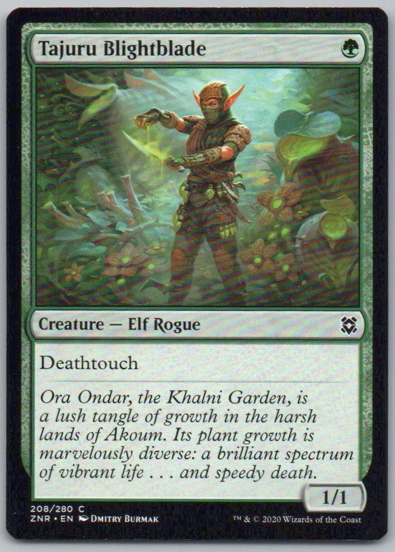 Tajuru Blightblade 208 Normal Creature Card - Zendikar Rising
