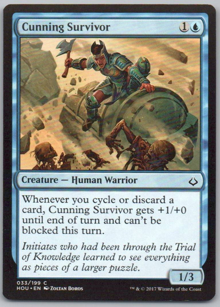 Cunning Survivor 33 Normal Creature Card - Hour of Devastation