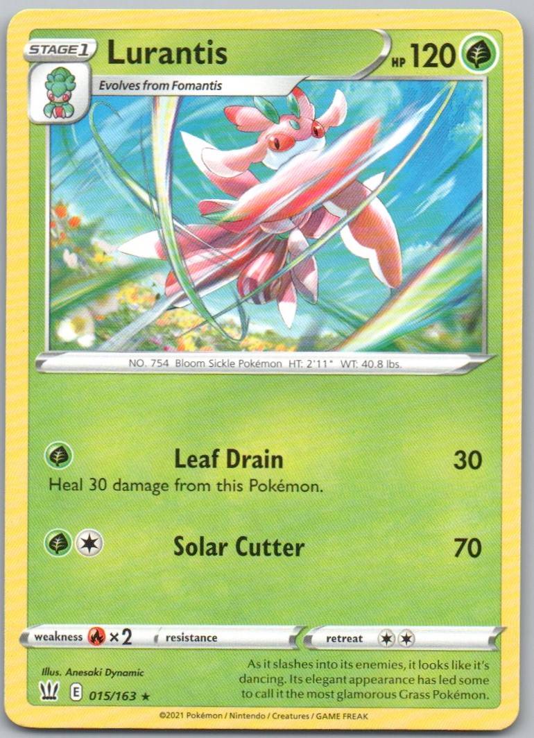 Lurantis 015 Normal Grass Card - Battle Styles