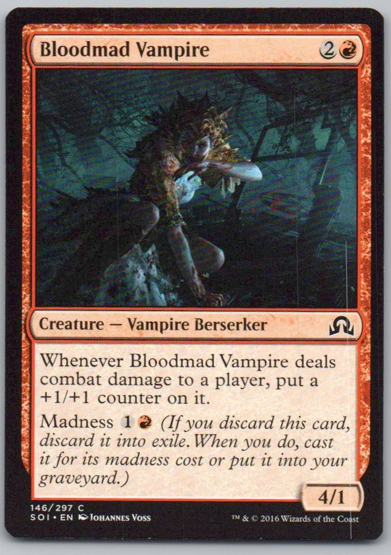 Bloodmad Vampire 146 Normal Creature Card - Shadows over Innistrad