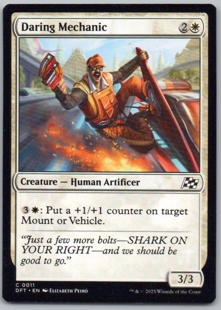 Daring Mechanic 11 Normal Creature Card - Aetherdrift