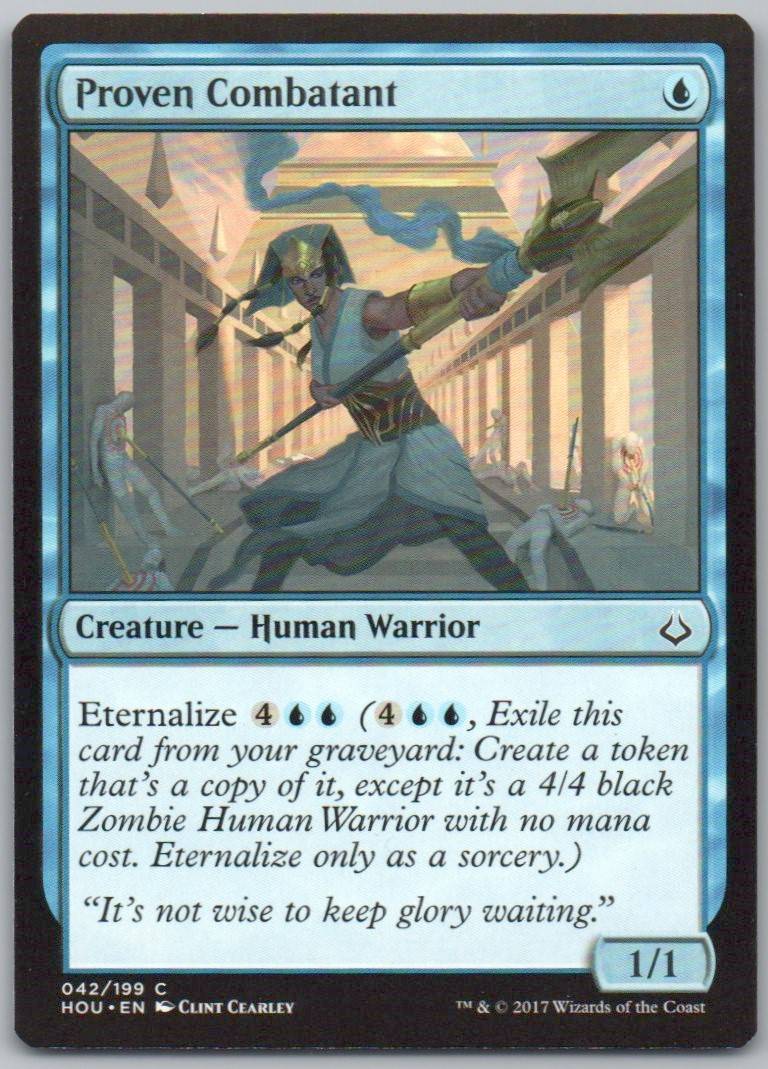 Proven Combatant 42 Normal Creature Card - Hour of Devastation