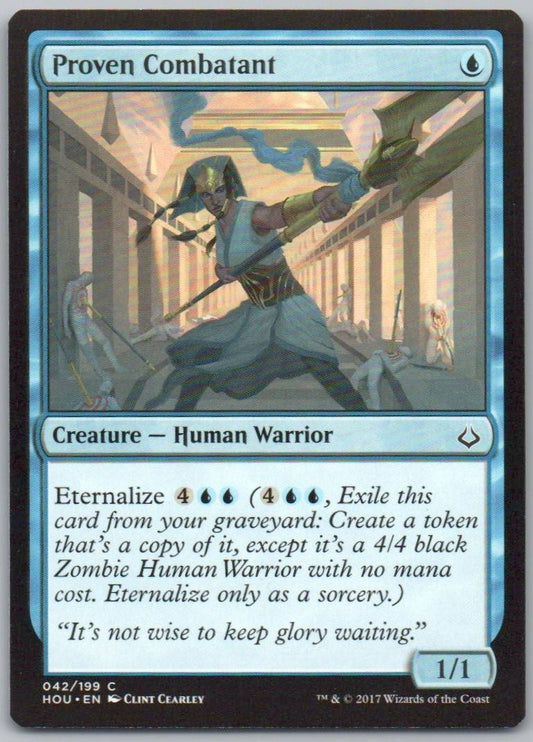 Proven Combatant 42 Normal Creature Card - Hour of Devastation