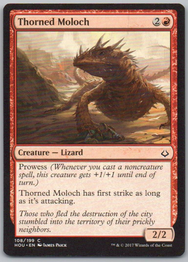 Thorned Moloch 108 Normal Creature Card - Hour of Devastation