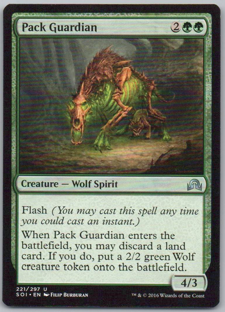 Pack Guardian 221 Normal Creature Card - Shadows over Innistrad