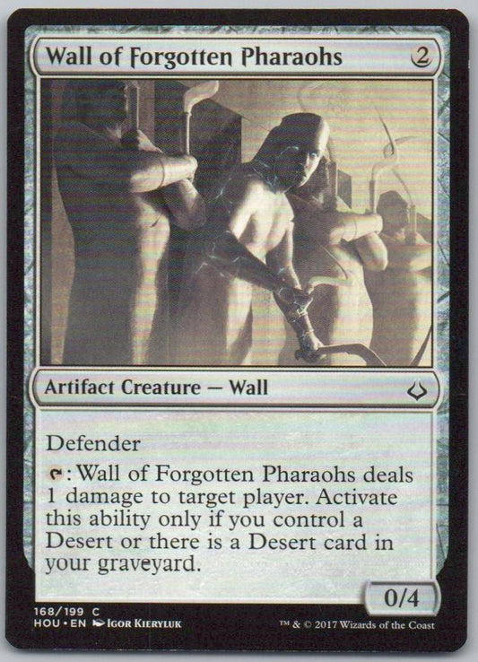 Wall of Forgotten Pharaohs 168 Normal Artifact Card - Hour of Devastation