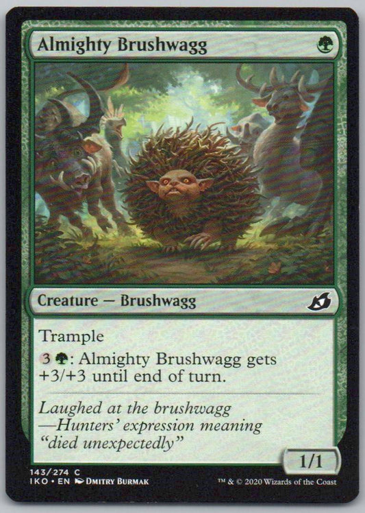 Almighty Brushwagg 143 Normal Creature Card - Ikoria: Lair of Behemoths