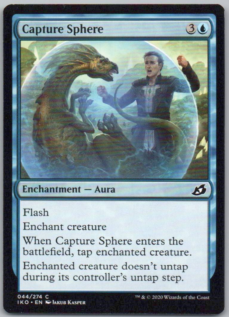 Capture Sphere 44 Normal Enchantment Card - Ikoria: Lair of Behemoths