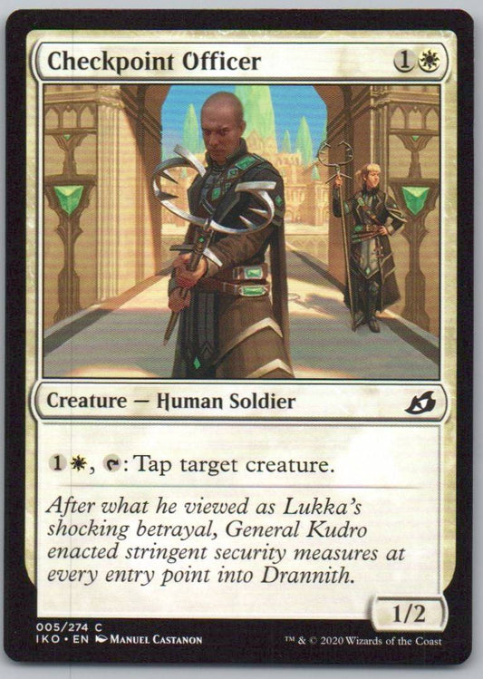 Checkpoint Officer 5 Normal Creature Card - Ikoria: Lair of Behemoths