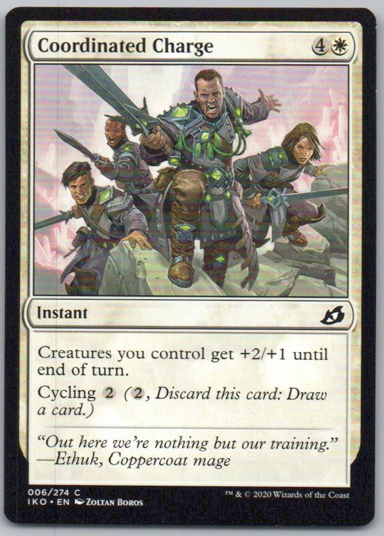 Coordinated Charge 6 Normal Instant Card - Ikoria: Lair of Behemoths
