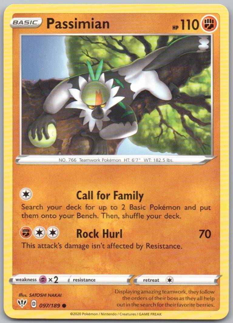 Passimian 097 Normal Fighting Card - Darkness Ablaze
