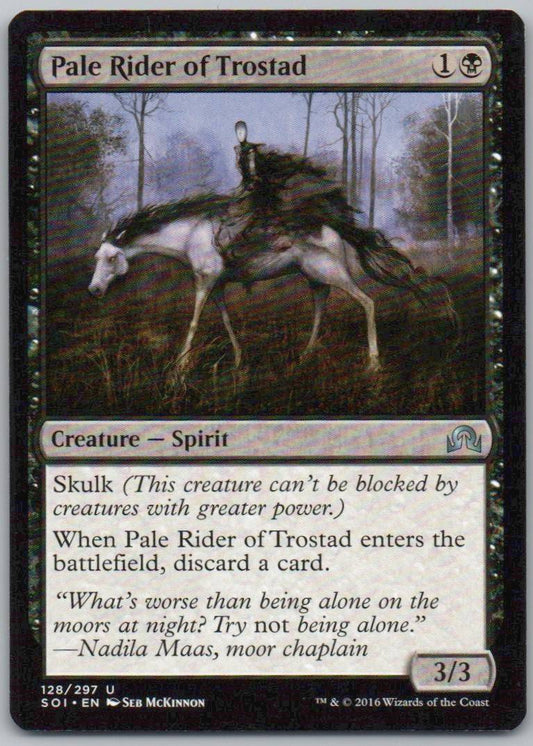 Pale Rider of Trostad 128 Normal Creature Card - Shadows over Innistrad