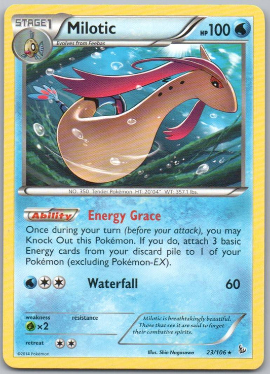 Milotic 023 Holo Water Card - Flashfire