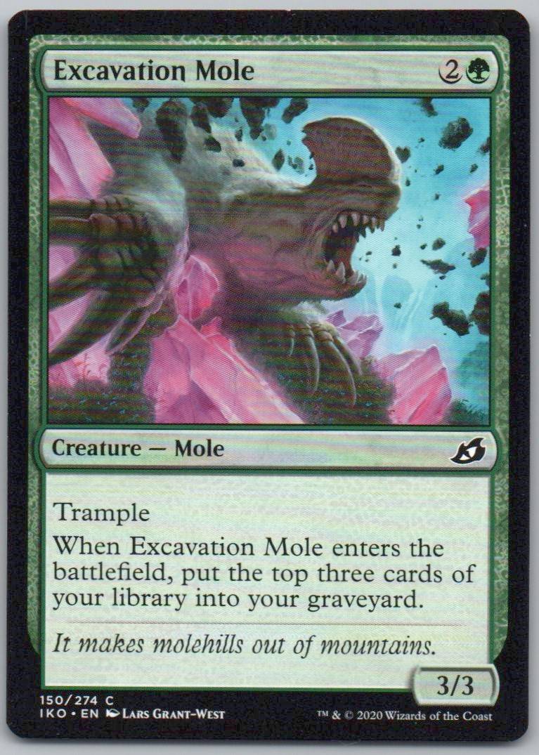 Excavation Mole 150 Normal Creature Card - Ikoria: Lair of Behemoths