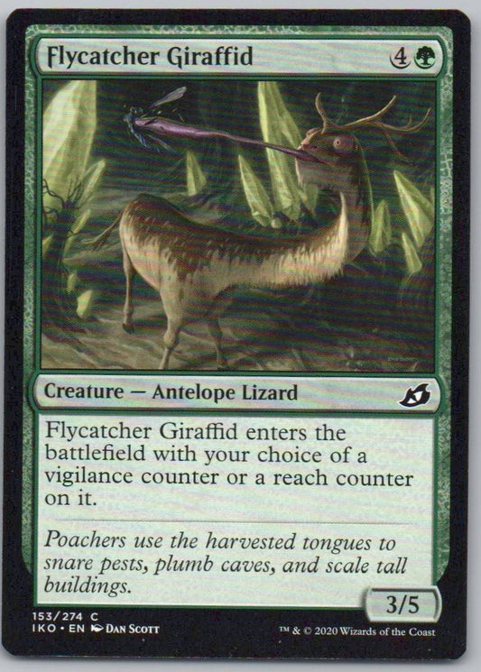 Flycatcher Giraffid 153 Normal Creature Card - Ikoria: Lair of Behemoths