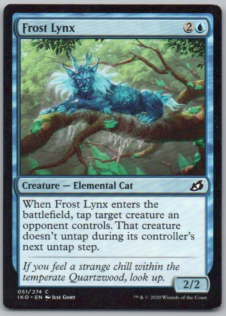 Frost Lynx 51 Normal Creature Card - Ikoria: Lair of Behemoths