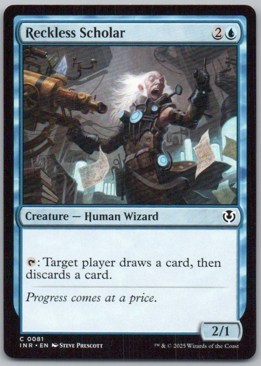 Reckless Scholar 81 0 Creature Card - Innistrad Remastered