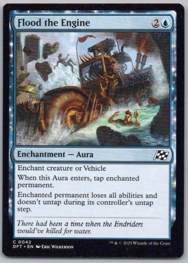 Flood the Engine 42 Normal Enchantment Card - Aetherdrift