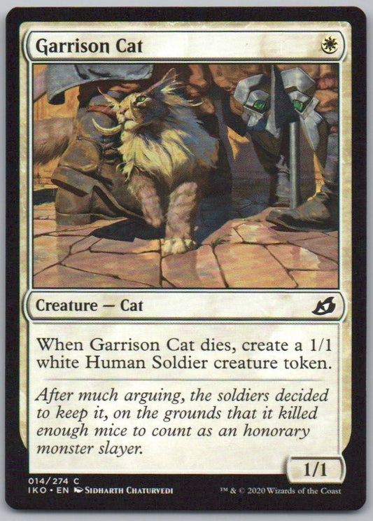 Garrison Cat 14 Normal Creature Card - Ikoria: Lair of Behemoths