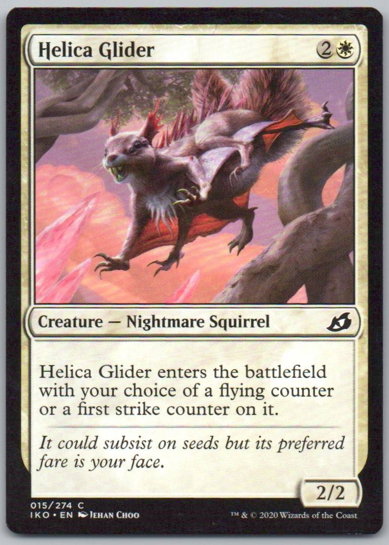 Helica Glider 15 Normal Creature Card - Ikoria: Lair of Behemoths