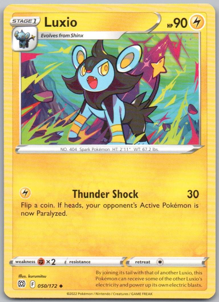 Luxio 050 Normal Lightning Card - Brilliant Stars