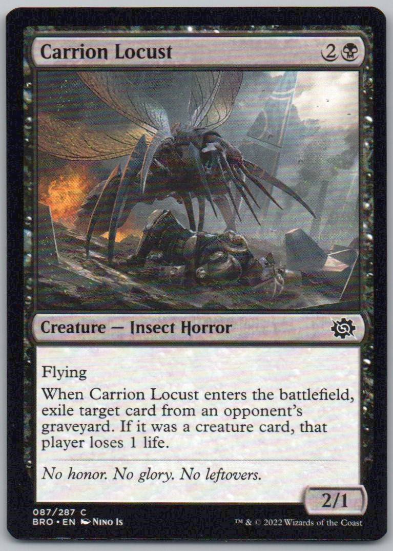 Carrion Locust 87 Normal Creature Card - The Brothers' War