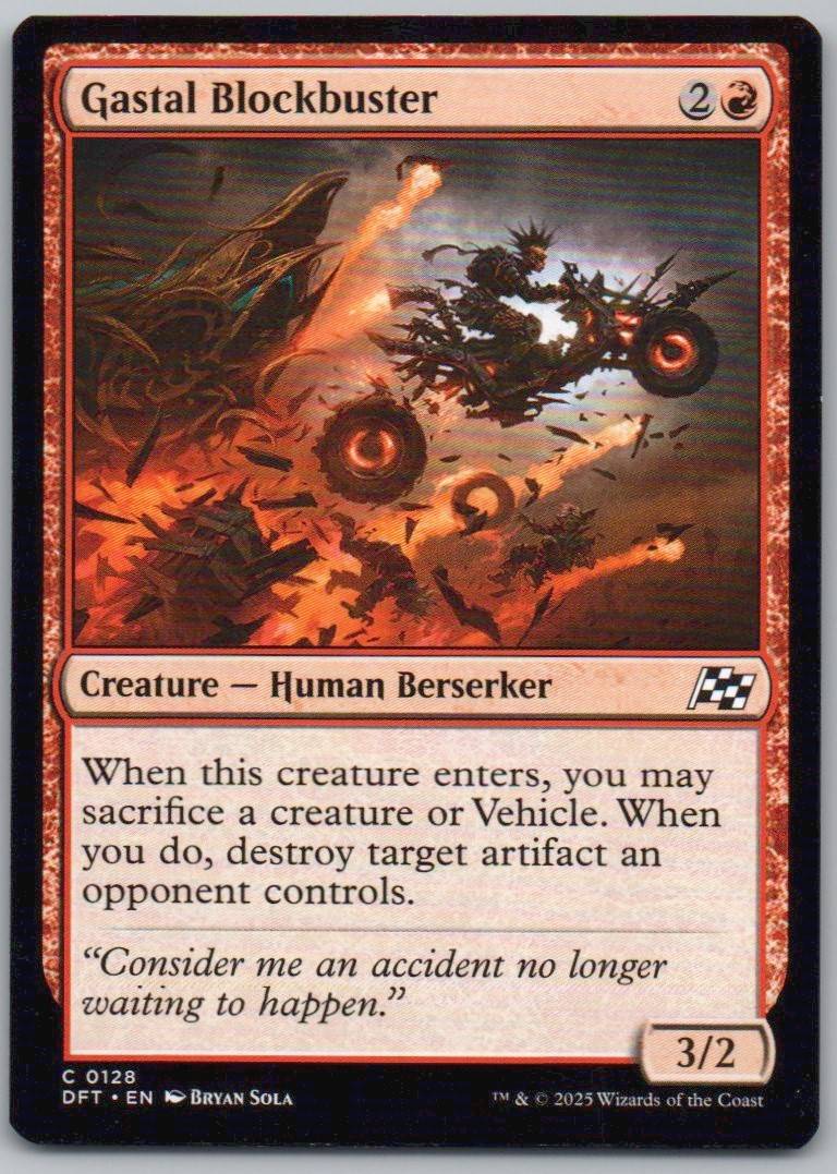 Gastal Blockbuster 128 Normal Creature Card - Aetherdrift