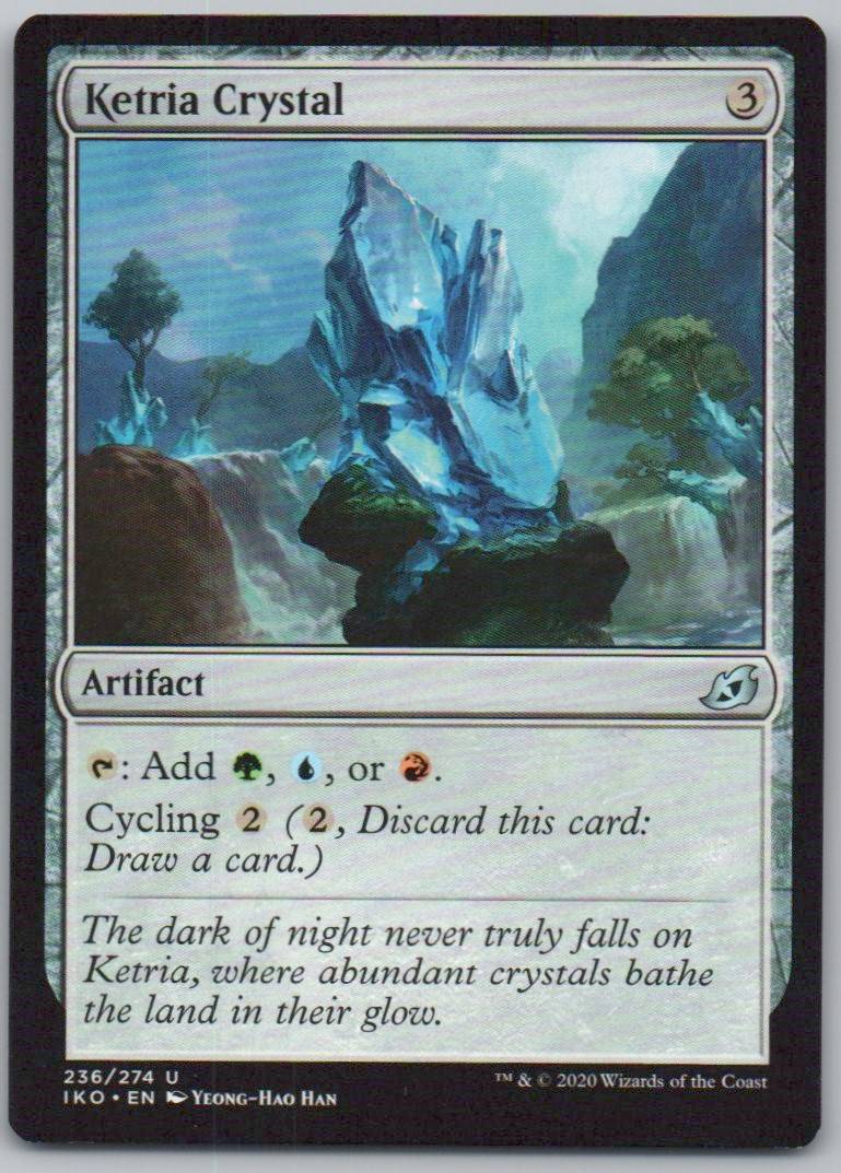 Ketria Crystal 236 Normal Artifact Card - Ikoria: Lair of Behemoths