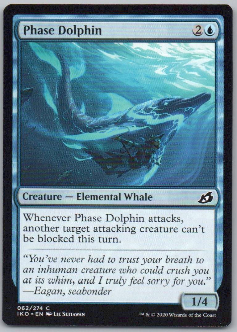 Phase Dolphin 62 Normal Creature Card - Ikoria: Lair of Behemoths