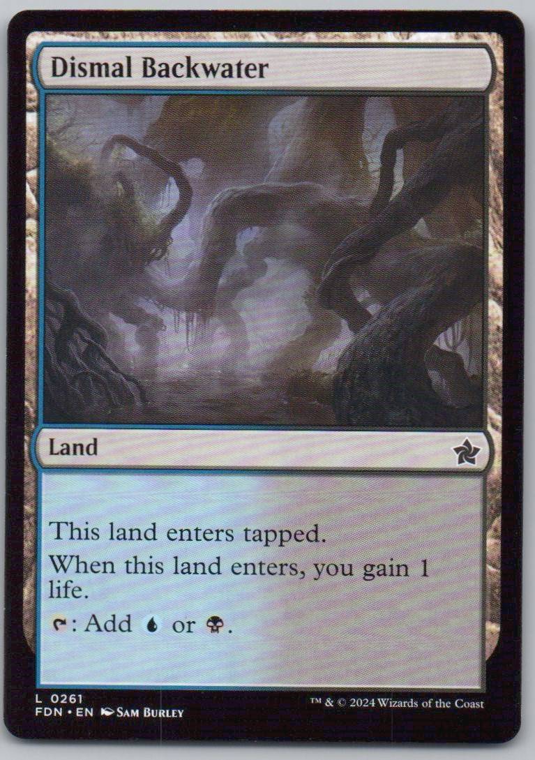 Dismal Backwater 261 Normal Land Card - Foundations
