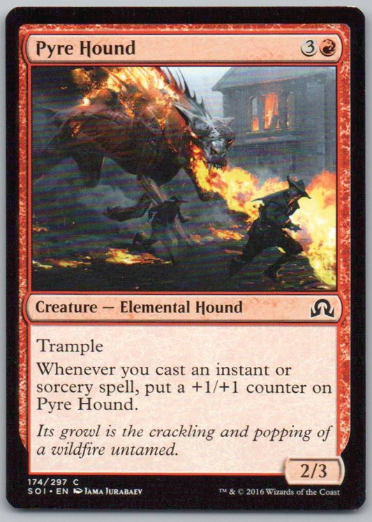 Pyre Hound 174 Normal Creature Card - Shadows over Innistrad