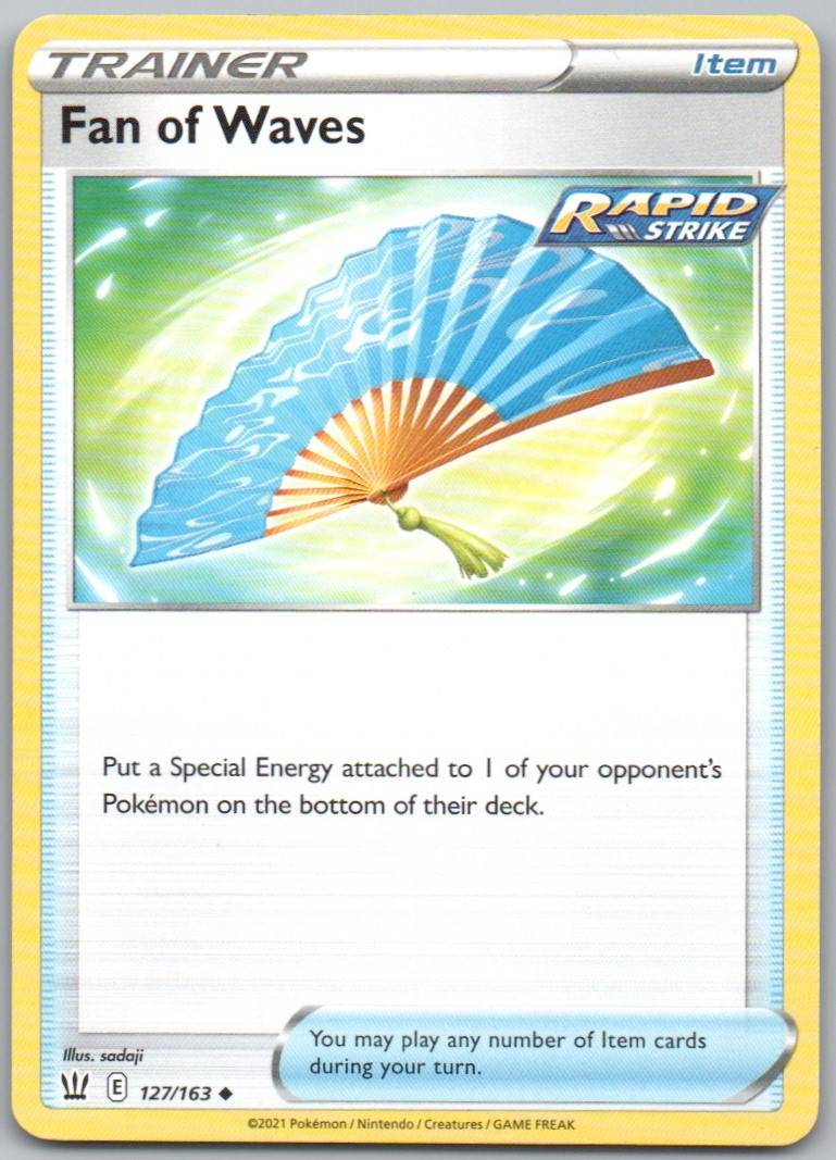 Fan of Waves 127 Normal Trainer Card - Battle Styles