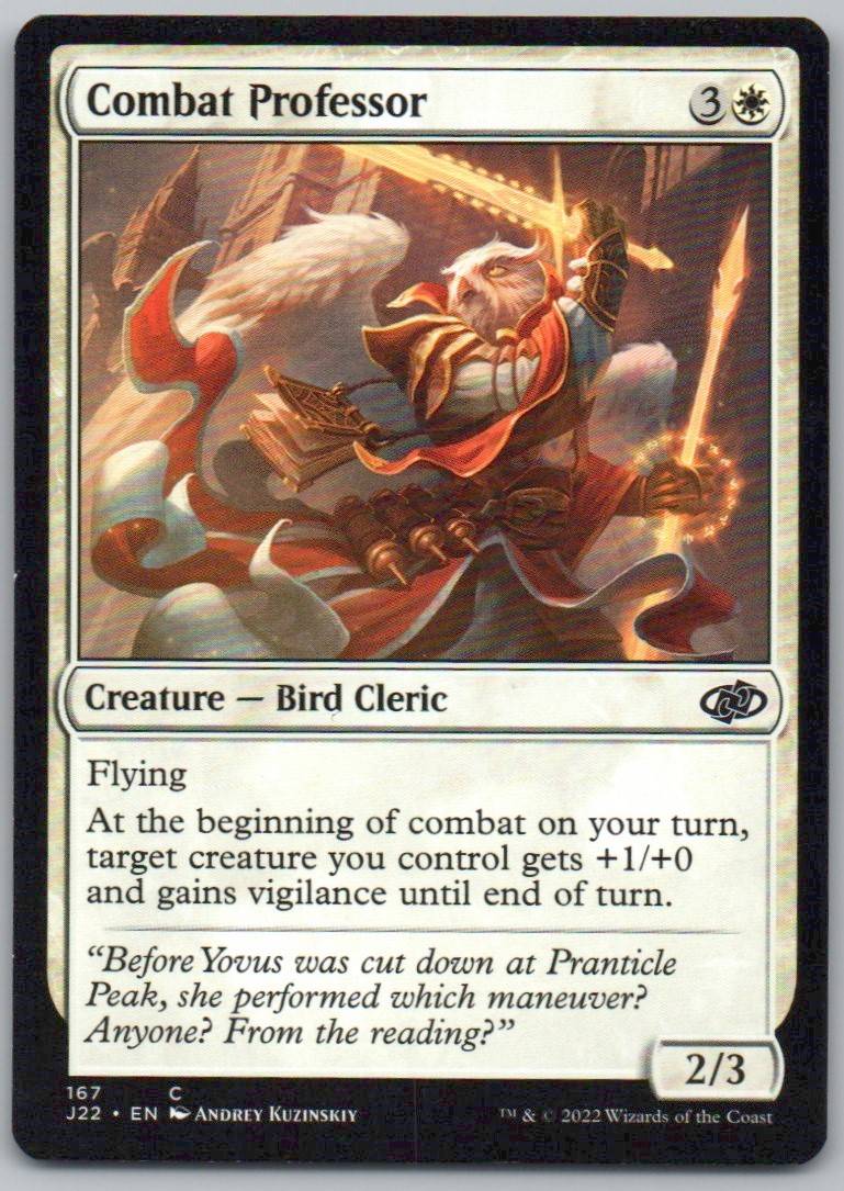 Combat Professor 167 Normal Creature Card - Jumpstart 2022