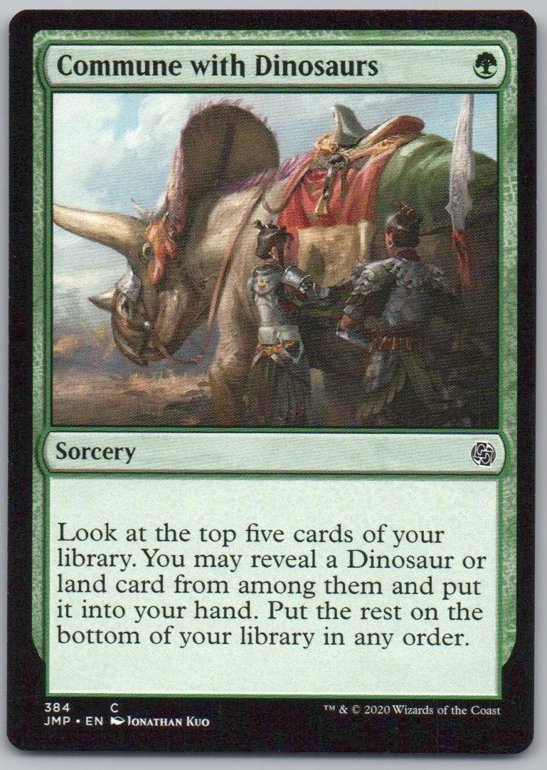 Commune with Dinosaurs 384 Normal Sorcery Card - Jumpstart