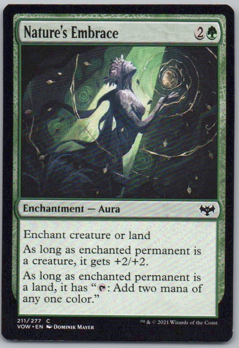 Nature's Embrace 211 Normal Enchantment Card - Innistrad: Crimson Vow