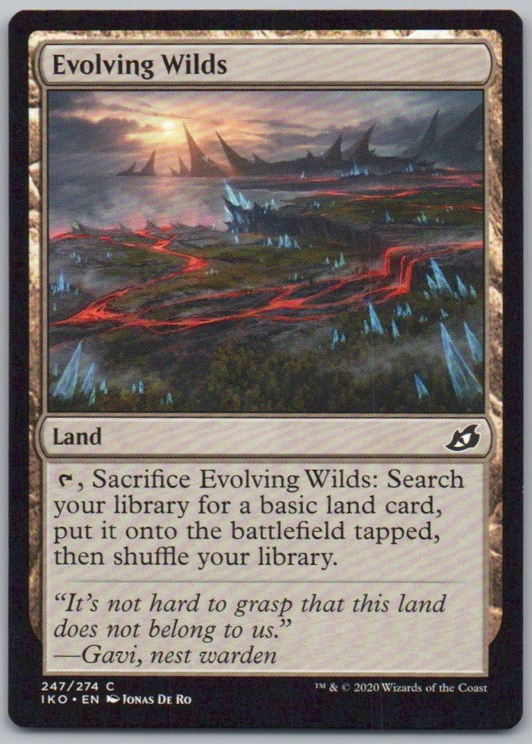 Evolving Wilds 247 0 Land Card - Ikoria: Lair of Behemoths