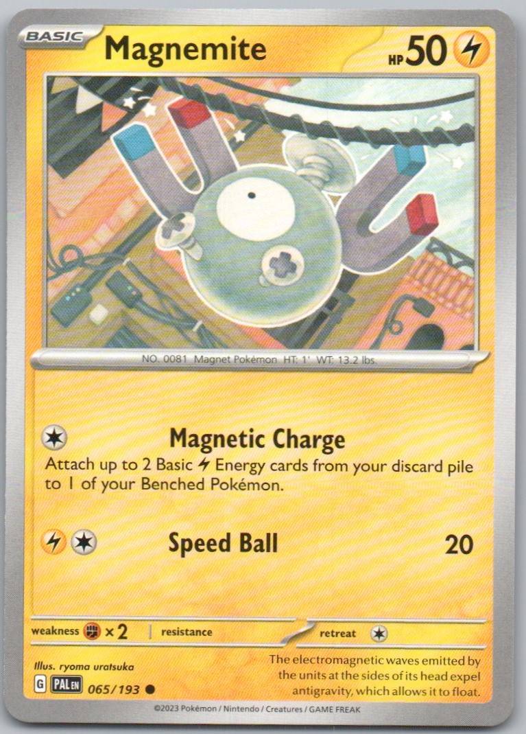 Magnemite 065 Normal Lightning Card - Paldea Evolved